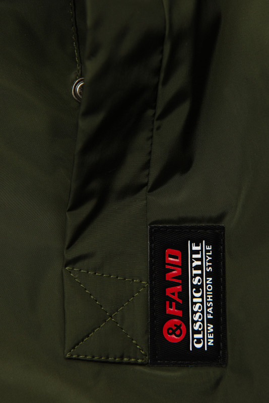 Cappotto/parka esteso/a kaki