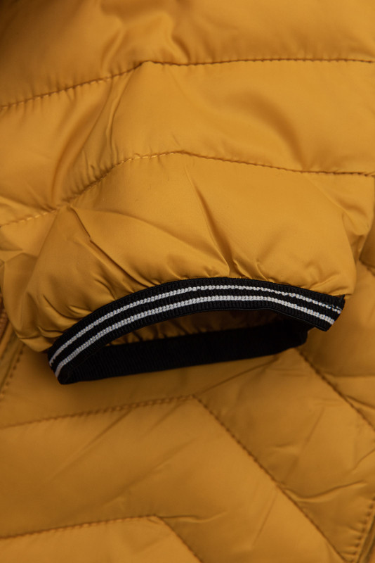 Giacca leggera di transizione giallo senape