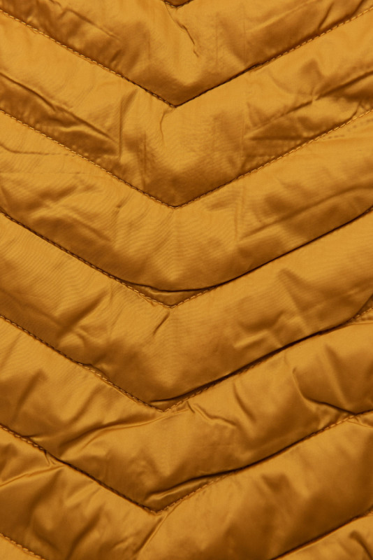 Giacca leggera di transizione giallo senape