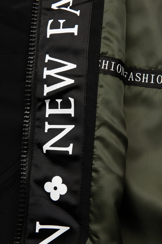 Parka di transizione leggero FASHION nero/kaki