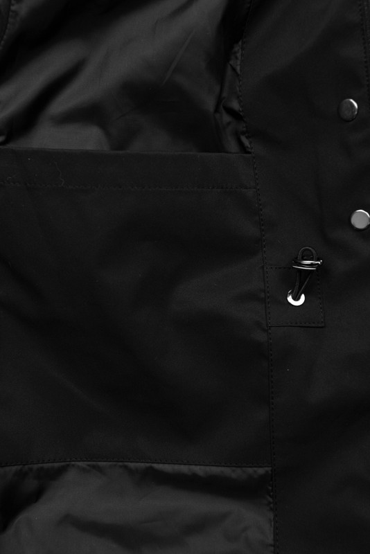 Cappotto di transizione nero