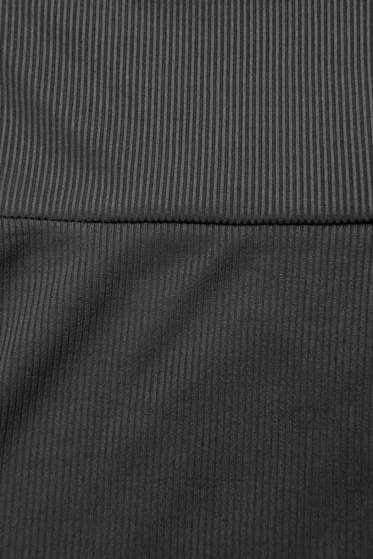 Leggings antracite a costine