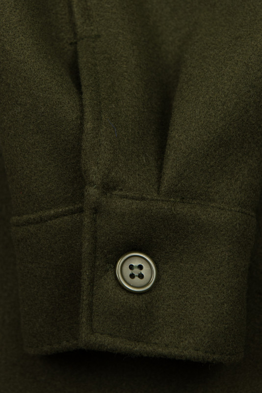 Cappotto leggero kaki