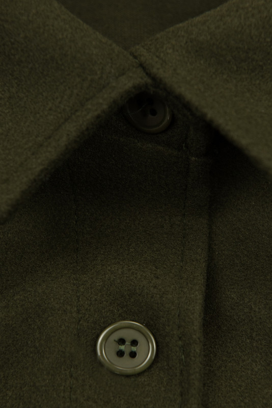 Cappotto leggero kaki