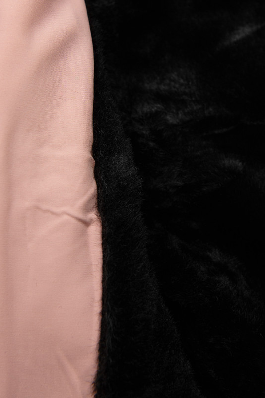 Giacca invernale per bambini nera/rosa