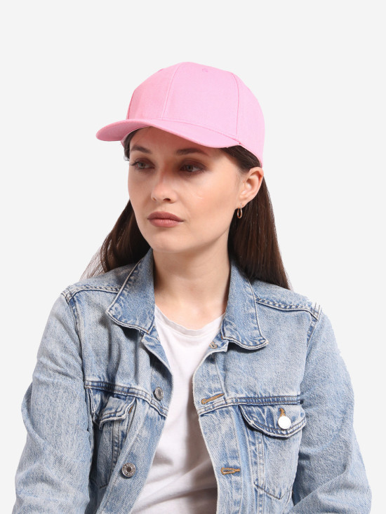 Cappellino rosa chiaro dal taglio basic