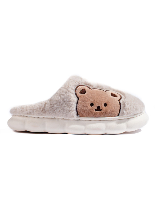 Pantofole da donna beige BEAR
