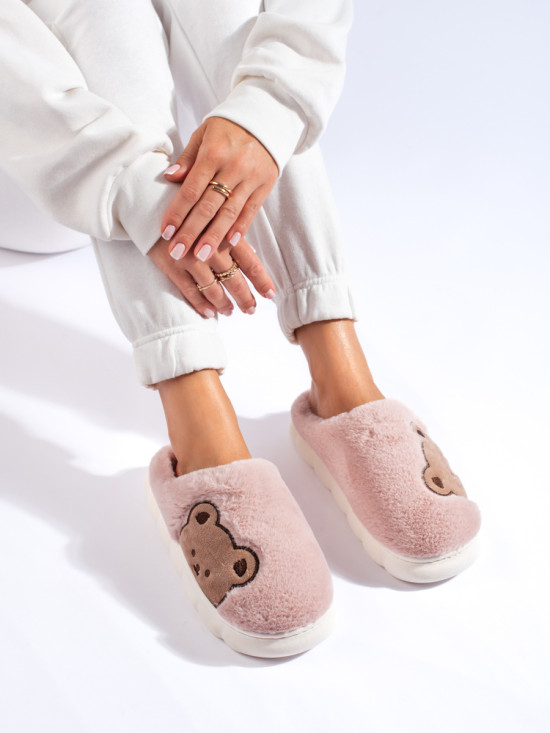 Pantofole da donna rosa BEAR