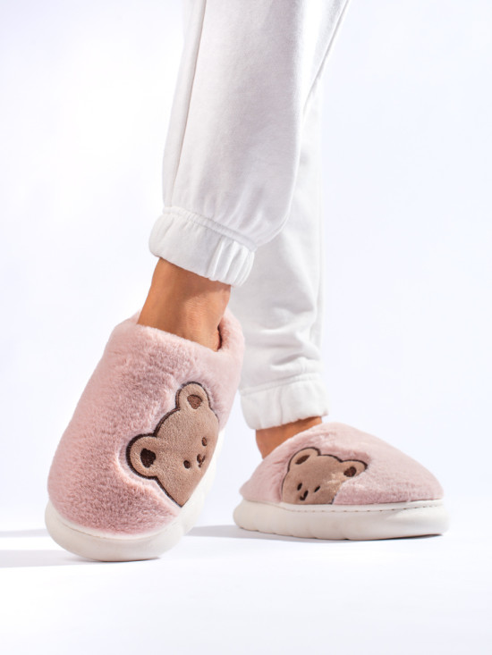 Pantofole da donna rosa BEAR