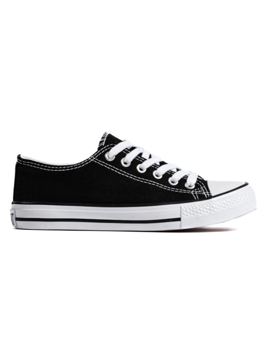 Sneakers in tela da donna nero