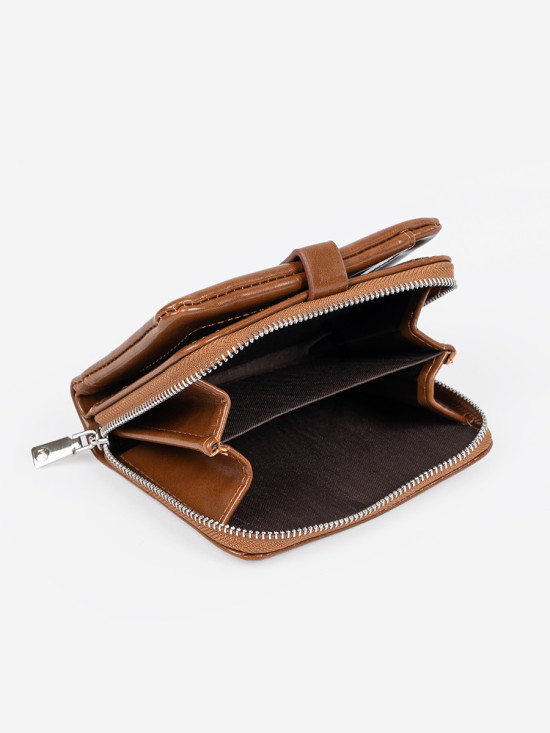 Portafoglio elegante marrone