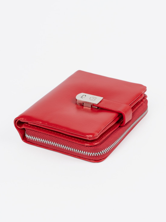 Portafoglio elegante rosso