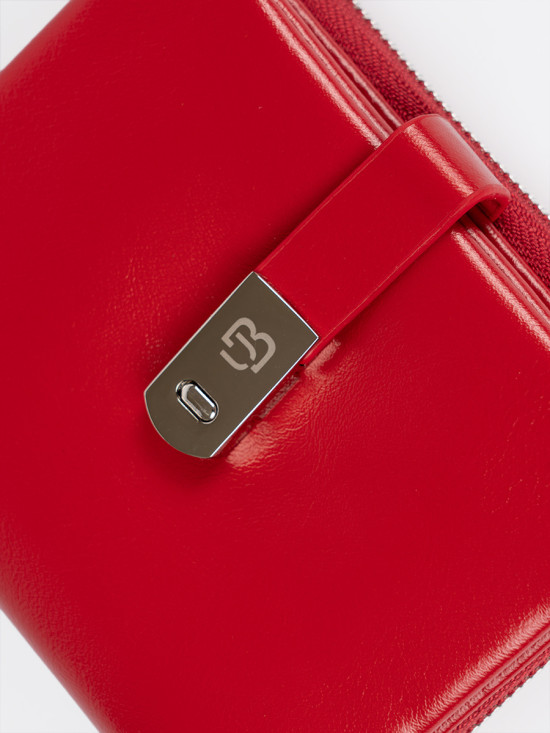 Portafoglio elegante rosso