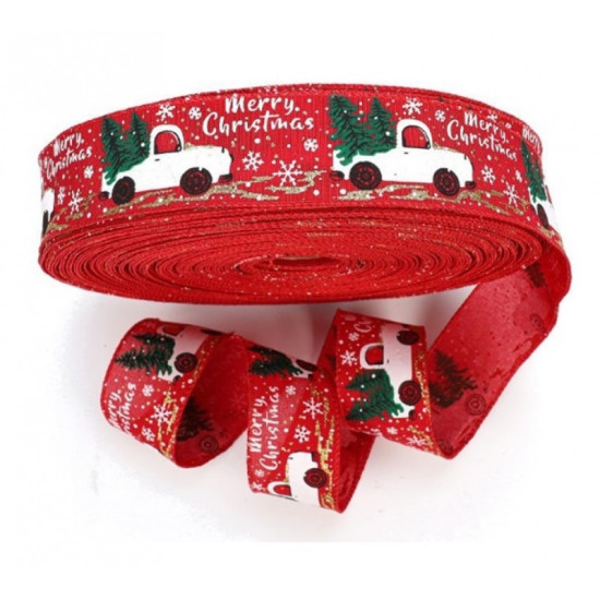 Nastro per pacchi regalo - Christmas delivery rosso