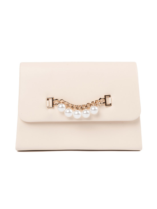 Elegante piccola borsa beige