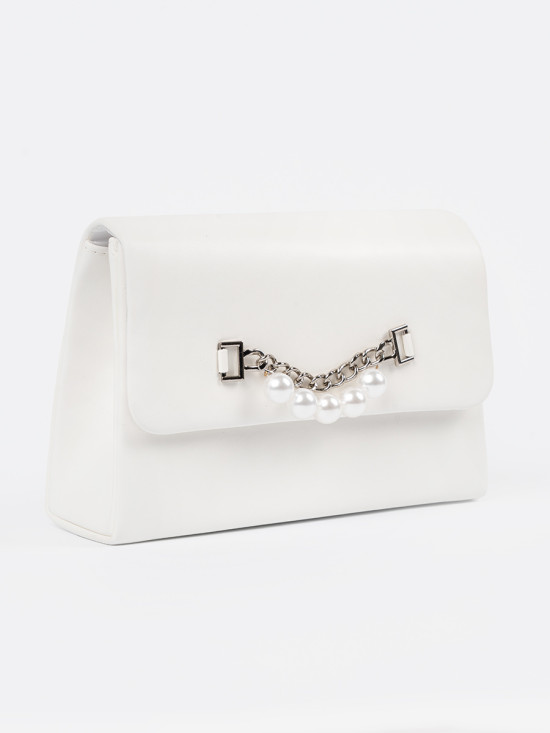 Borsa elegante bianca