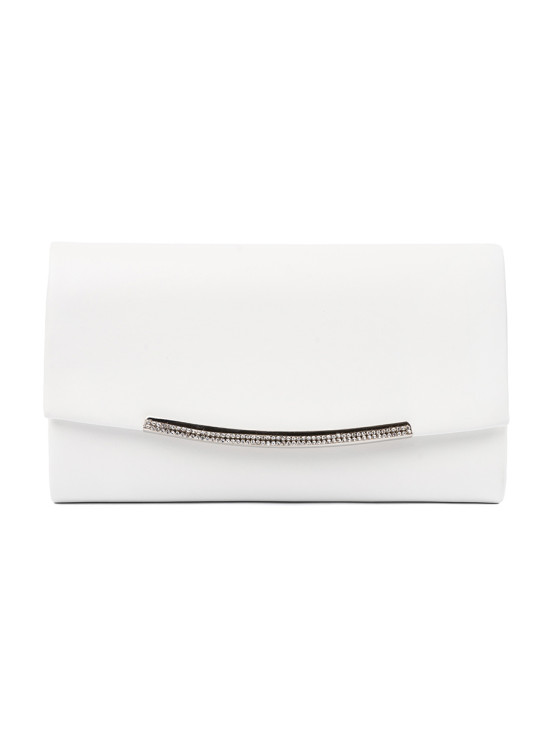 Clutch bianca con catena