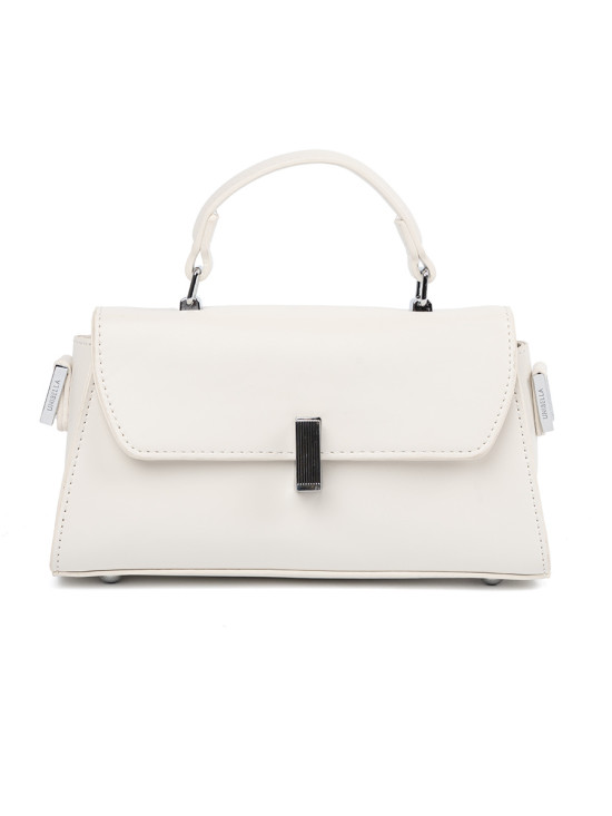 Borsa piccola beige chiaro con manico