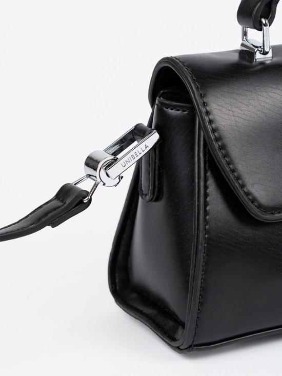 Elegante borsa nera con tracolla