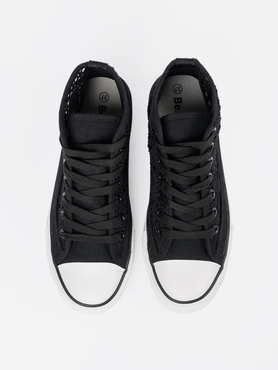 Sneakers nere perforate