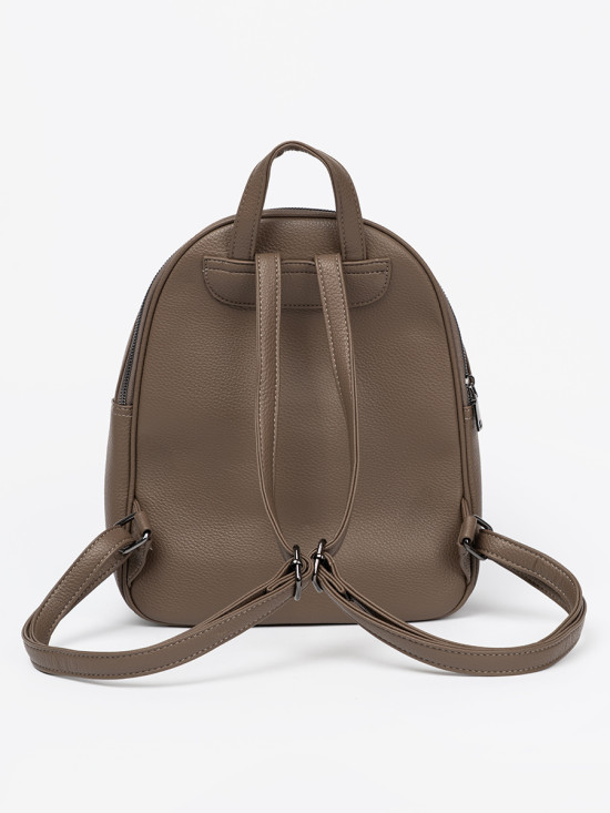 Zaino elegante beige in ecopelle