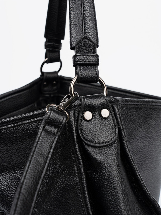 Borsa nera classica a spalla