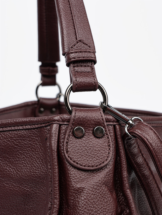 Borsa a spalla bordeaux classica