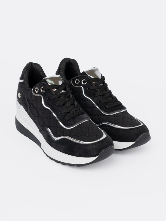 Sneakers nere da donna con zeppa