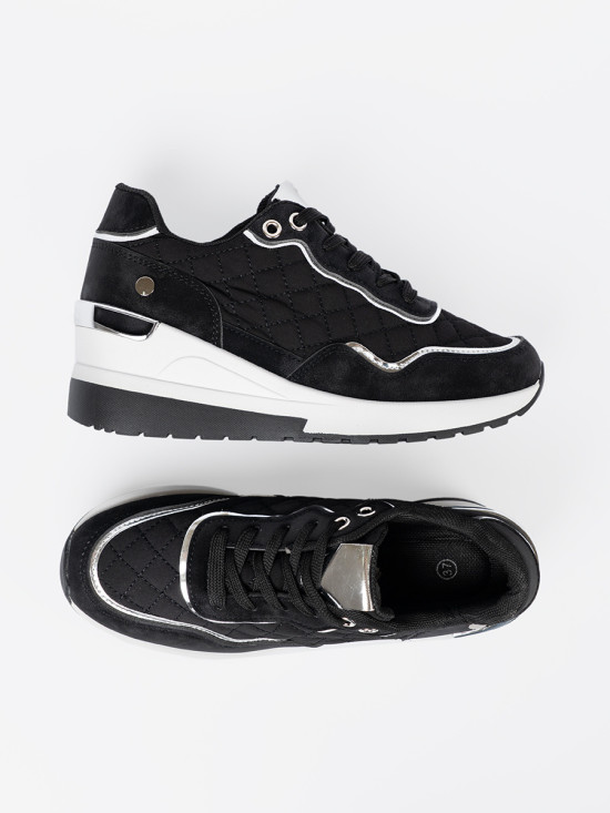 Sneakers nere da donna con zeppa