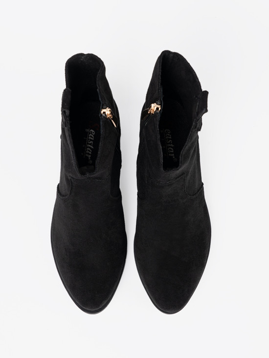 Stivaletti neri in suede