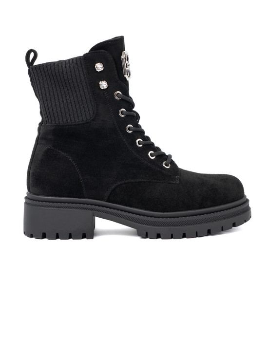 Worker eleganti neri con cristalli scintillanti
