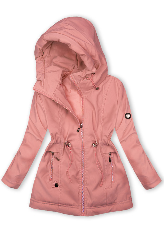 Parka di transizione rosa