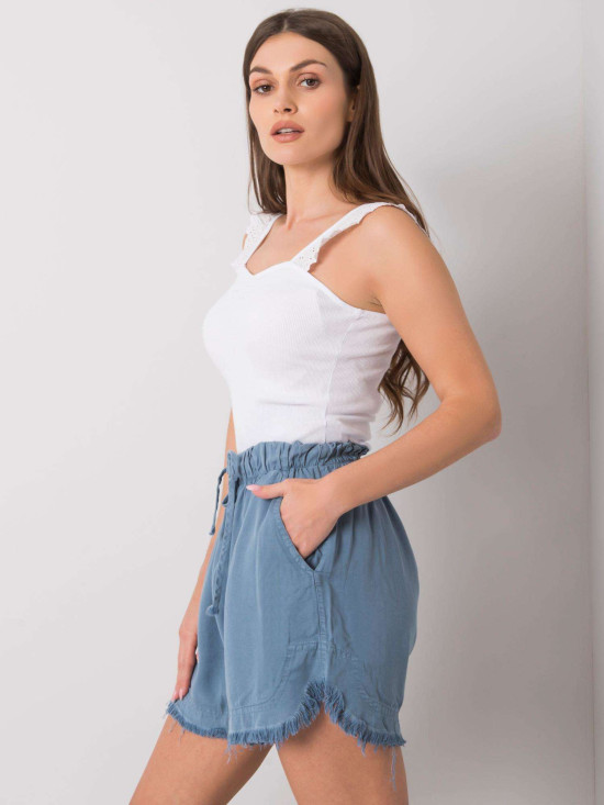 Top bianco a righe