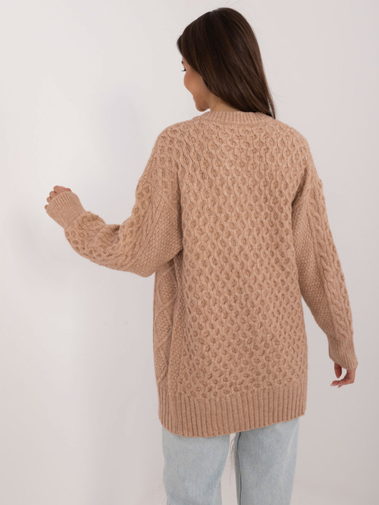 Pullover comodo color camel