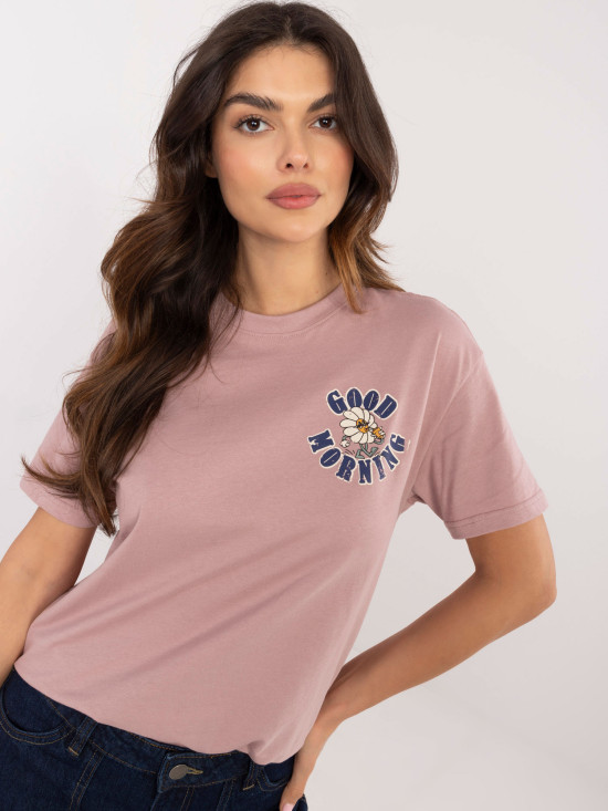 Blusa elegante in rosa scuro