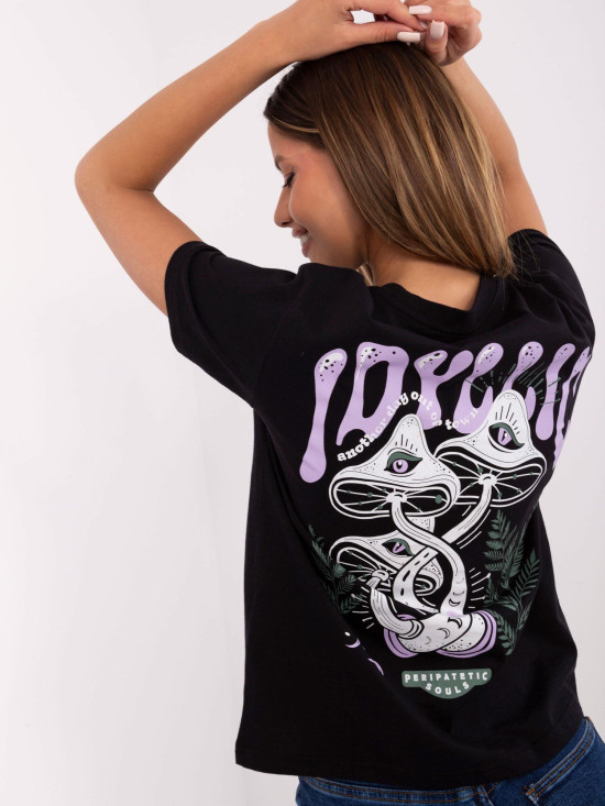 T-shirt grafite alla moda con stampa