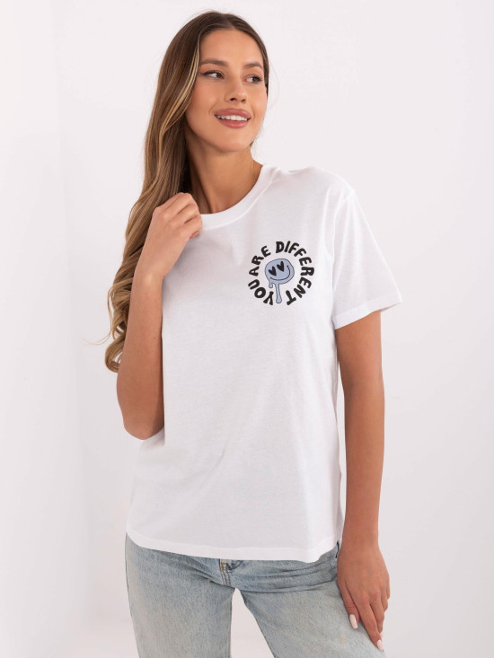 T-shirt bianca con stampa
