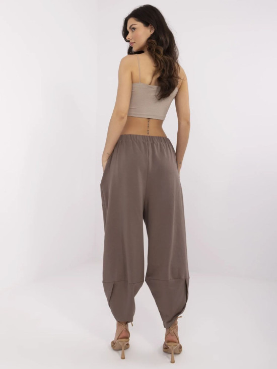 Pantaloni sportivi eleganti marroni