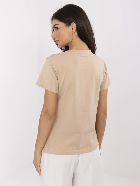 T-shirt stilosa con applicazione