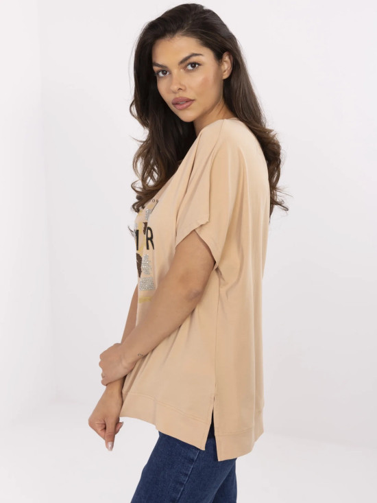 Stilizirana bluzica u camel boji