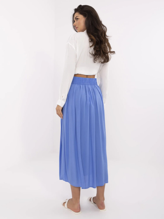 Elegantna plava midi suknja
