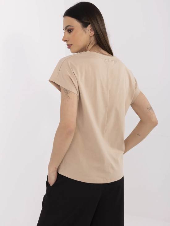 T-shirt stilosa con applicazione