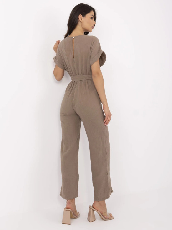 Salopette elegante marrone