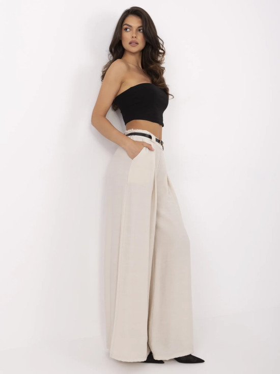 Pantaloni Palazzo Beige