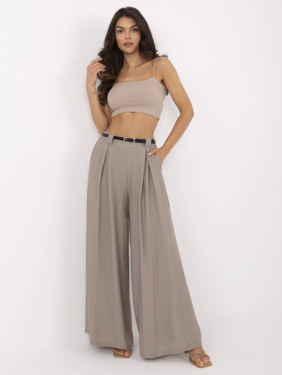Pantaloni Palazzo Beige