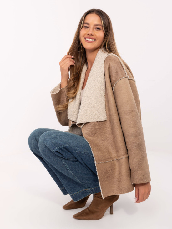 Giacca beige di transizione