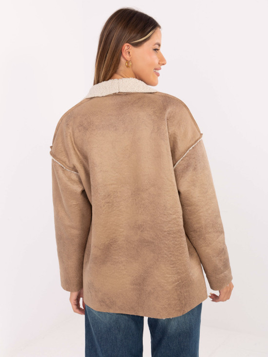 Giacca beige di transizione