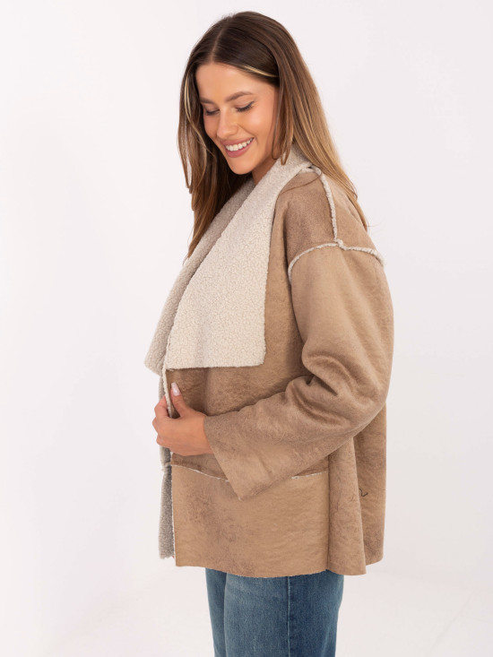 Giacca beige di transizione
