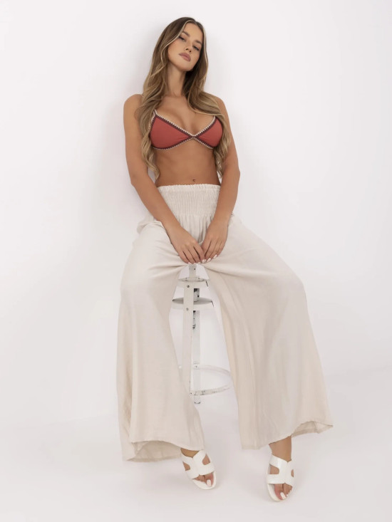 Pantaloni Palazzo Beige