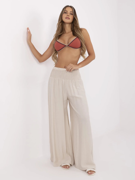Pantaloni Palazzo Beige